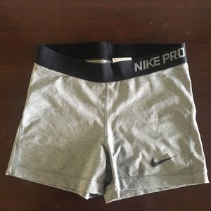 Nike Pro Spandex Athletic Shorts Dry Fit